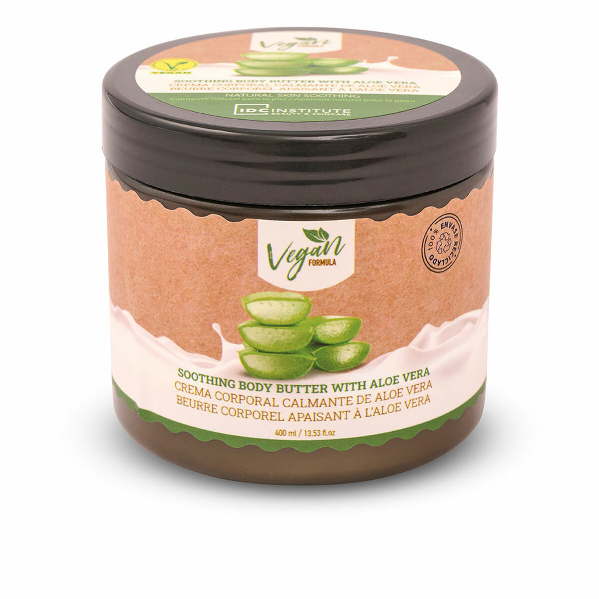 Kroppssmör IDC Institute Body Butter 400 ml Aloe Vera Lugnande