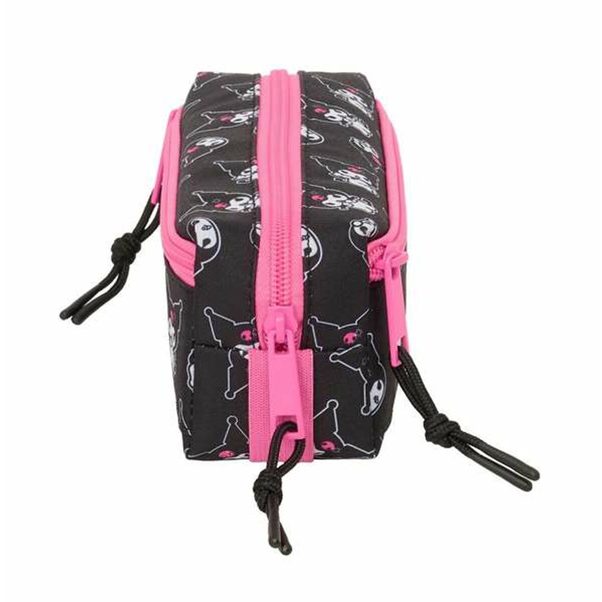 Tredubbel Carry-all Kuromi Svart Fuchsia 22 x 8,5 x 6 cm - 3