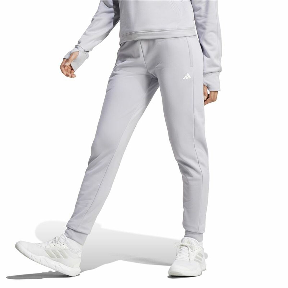 Långa träningsbyxor Adidas Aeroready Game Go Grå Kvinna - 2