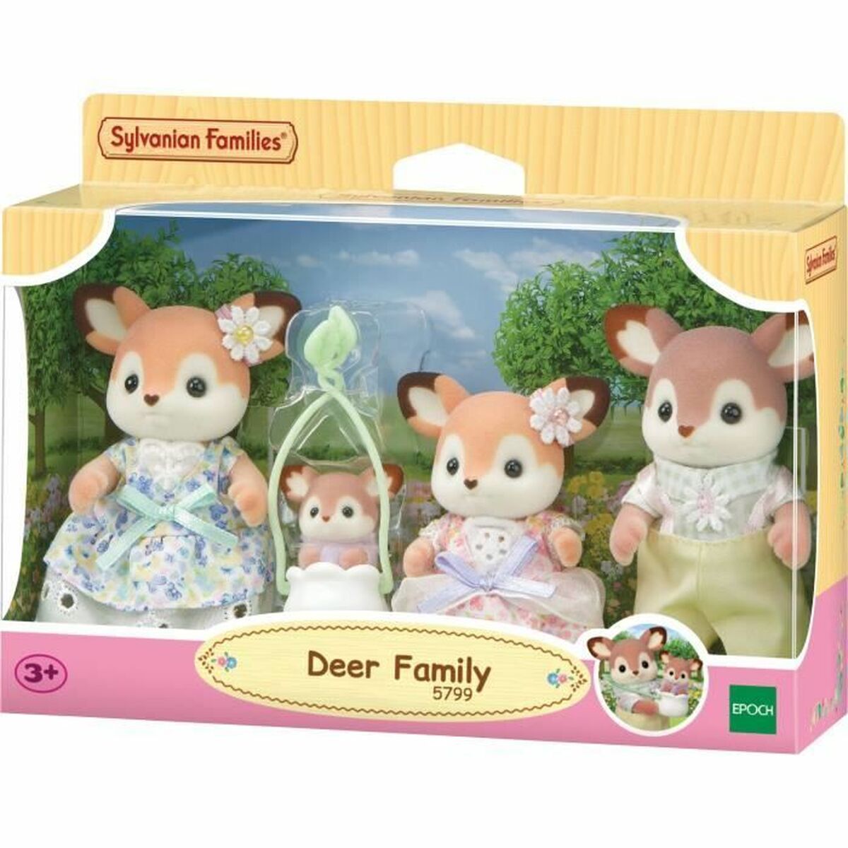 Ledad figur Sylvanian Families La familia Biche djur