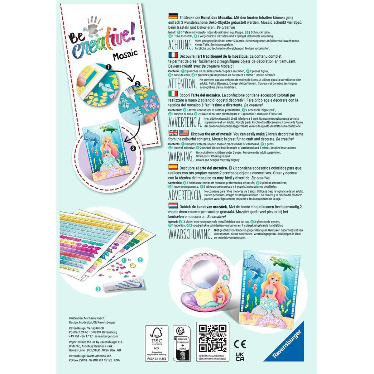 Mosaik Ravensburger Be Creative Mosaic - 2