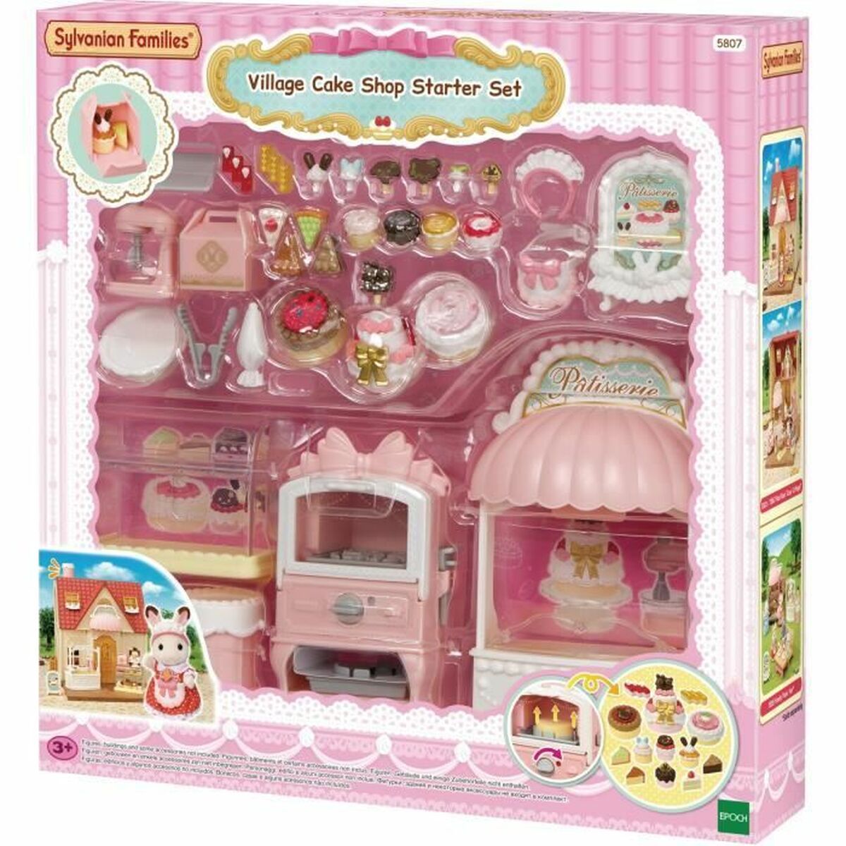 Ledad figur Sylvanian Families La caja de pasteles Pastry Chef