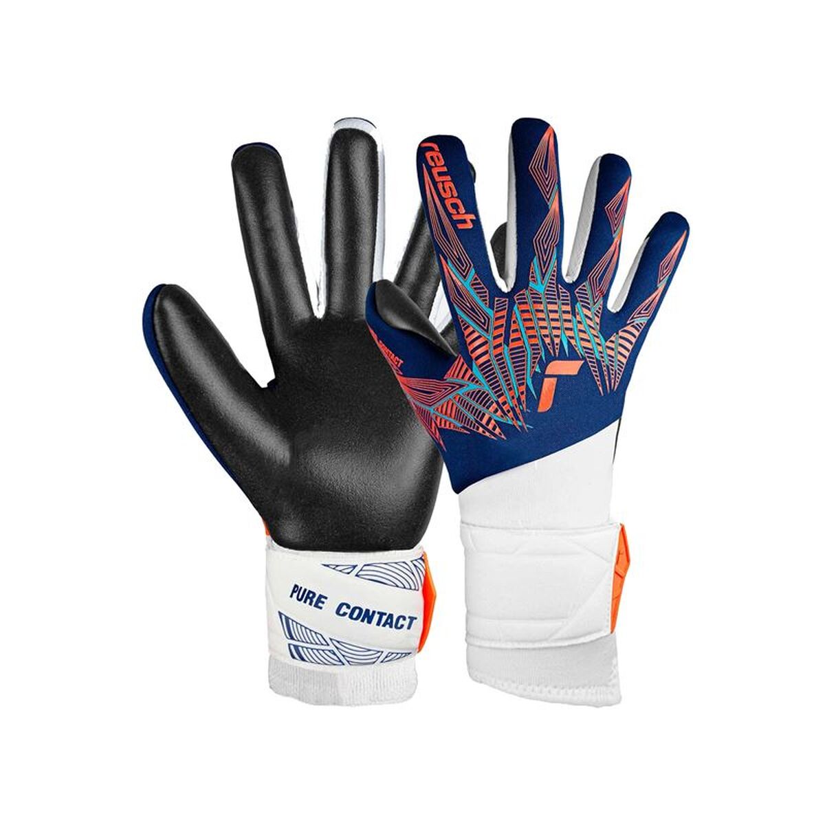 Målvaktshandskar Reusch Pure Contact Silver Blå Vuxna - 2