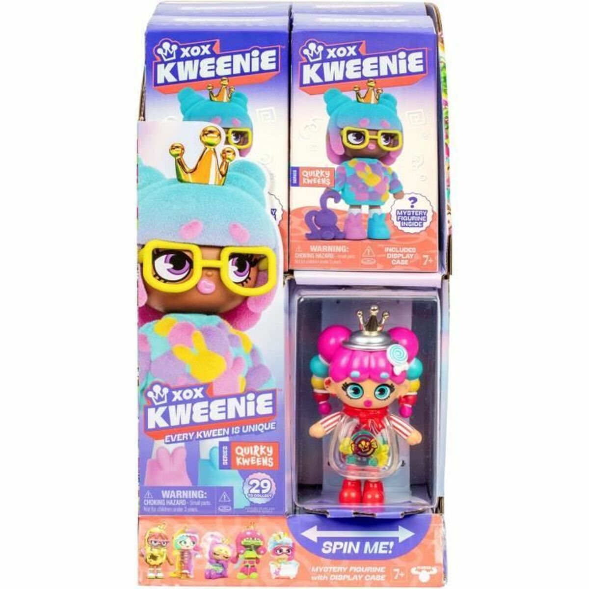 Ledad figur XOX KWEENIE Serie Quirky 13 cm Flicka