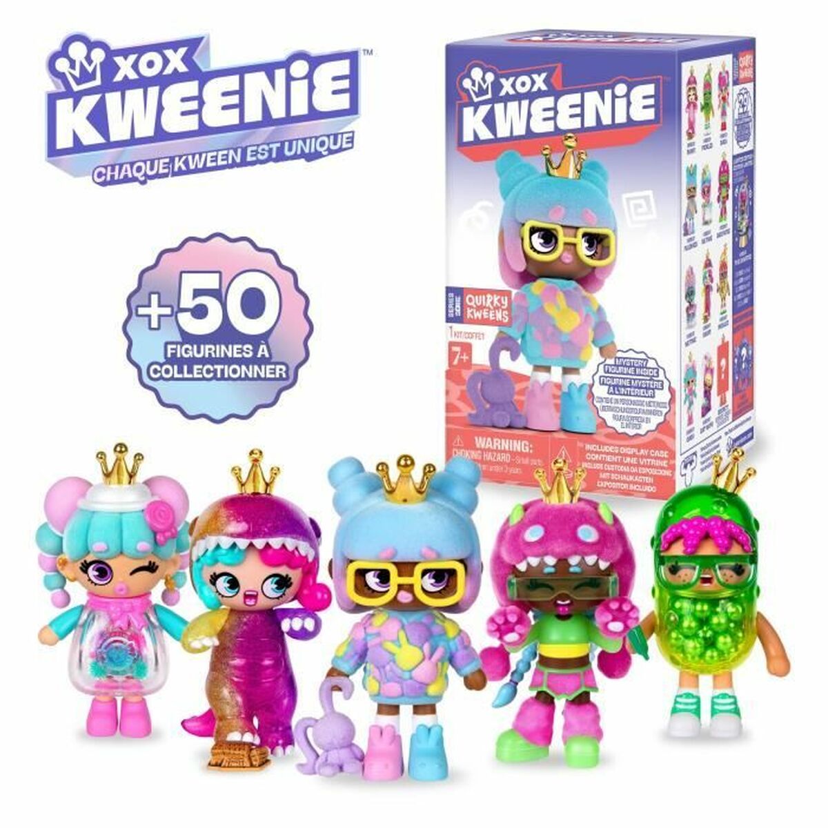 Ledad figur XOX KWEENIE Serie Quirky 13 cm Flicka - 2