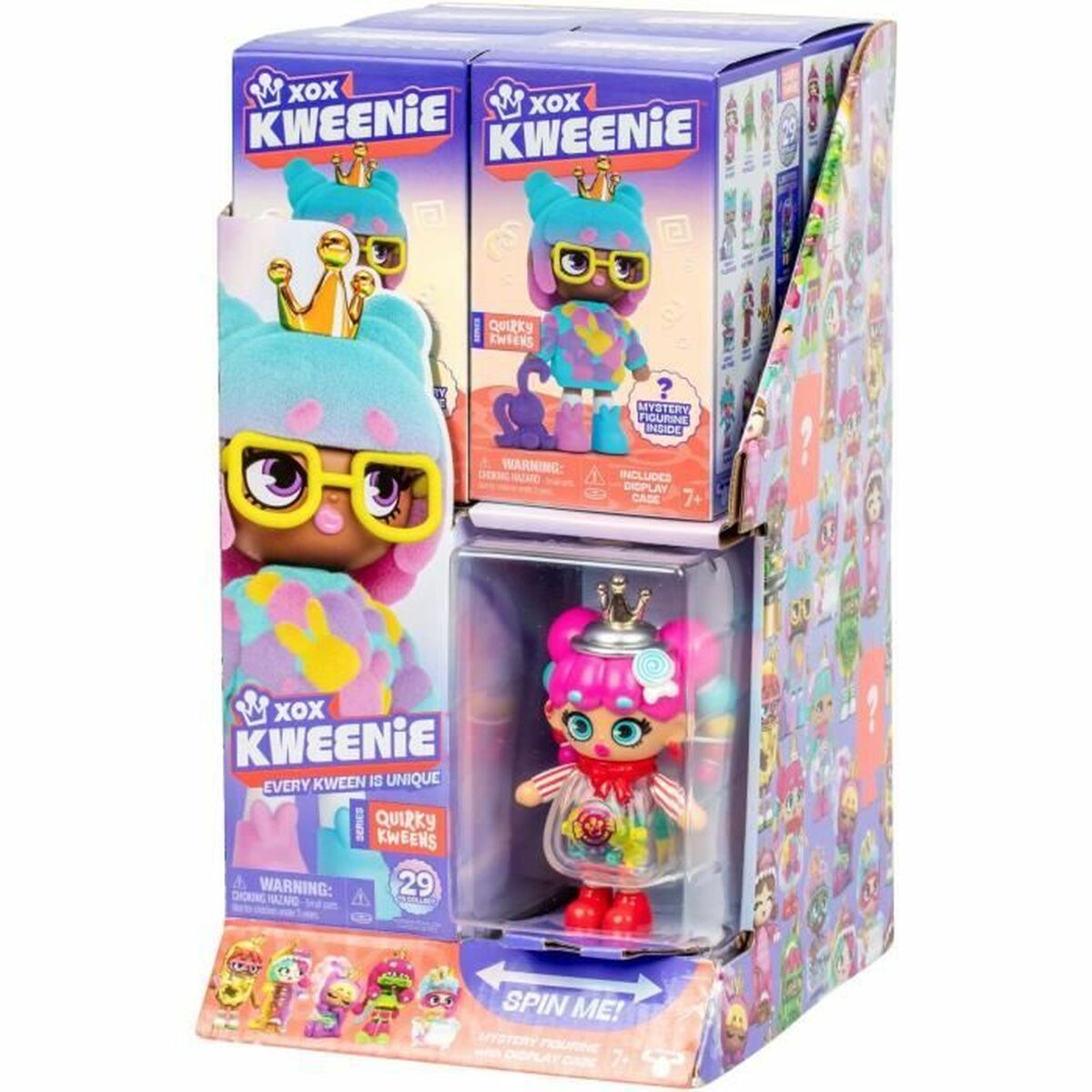 Ledad figur XOX KWEENIE Serie Quirky 13 cm Flicka - 3