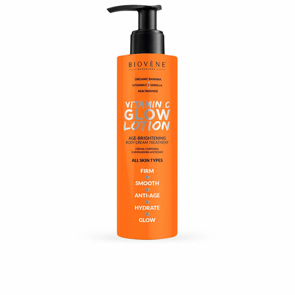 Kroppskräm Biovène Glow Lotion 200 ml Anti age Highlighter