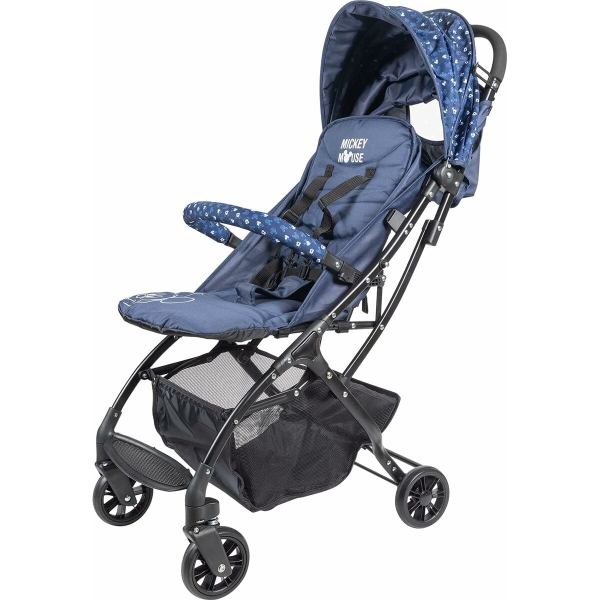 Barnvagn Mickey Mouse CZ10395 Blå Hopfällbar - 2