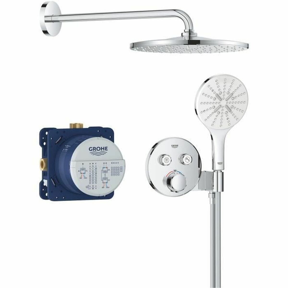 Duschpelare Grohe Grå 31 cm
