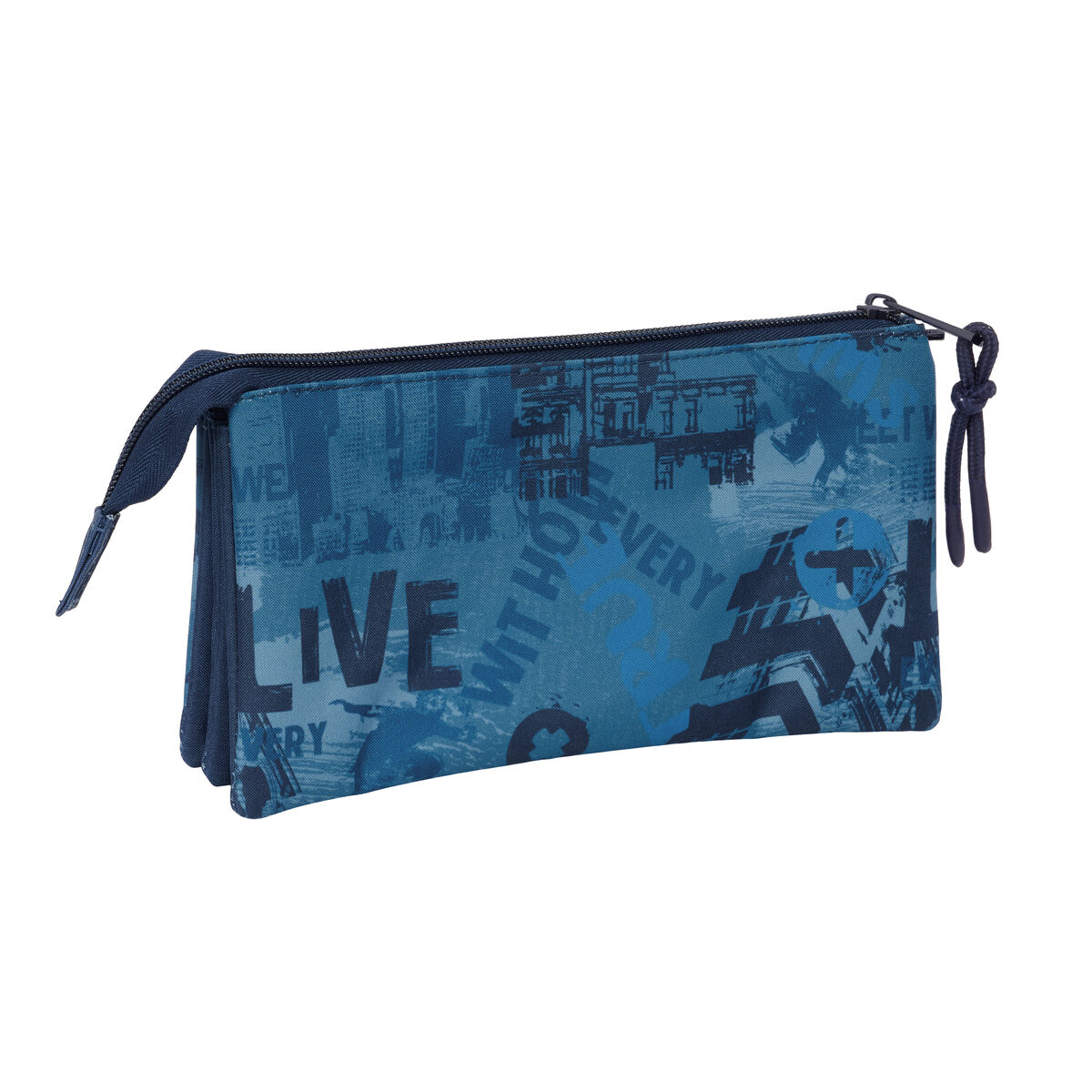 Bag Safta New edition Marinblå 22 x 12 x 3 cm - 3