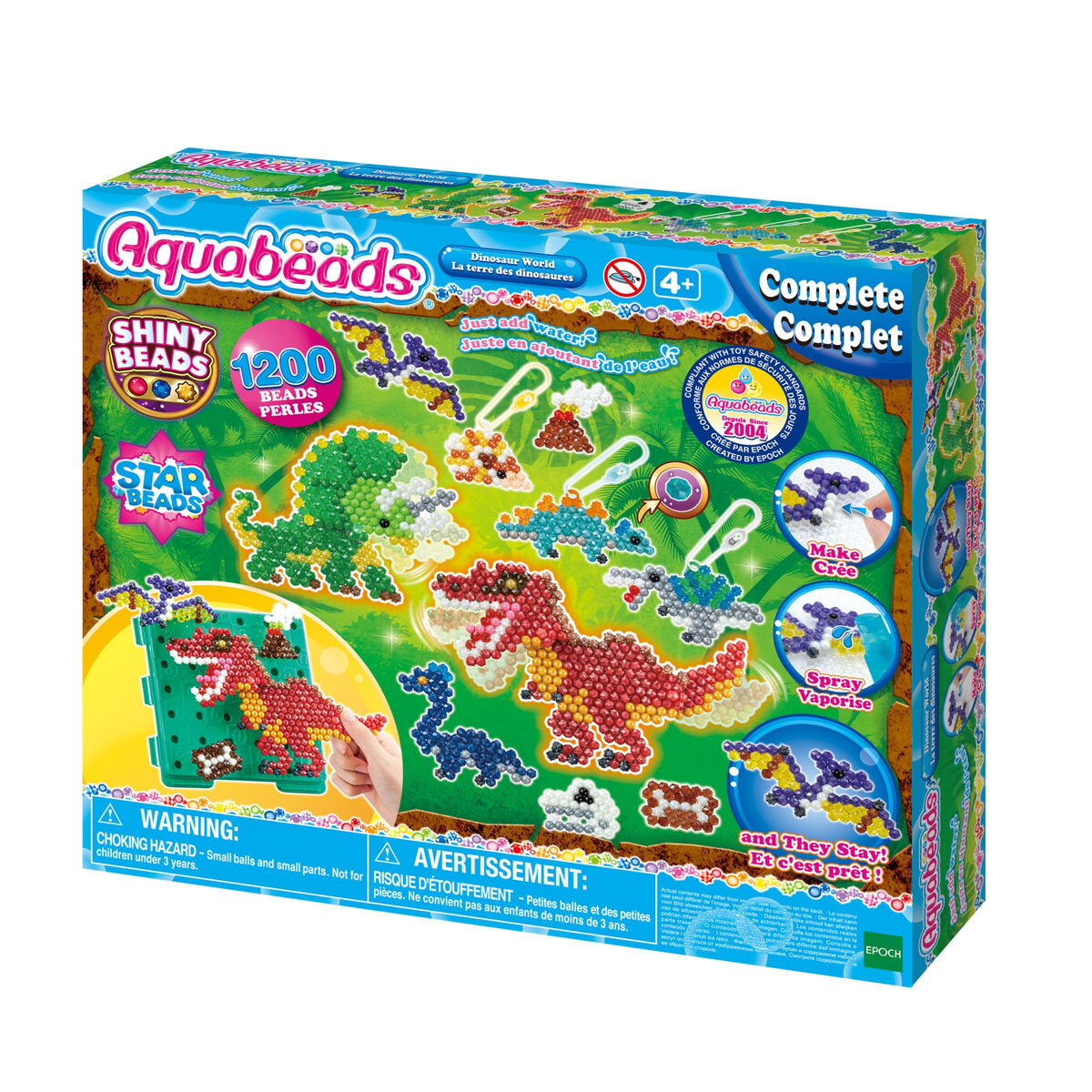 Craft Game Aquabeads The land of dinosaurs Multicolour - 2
