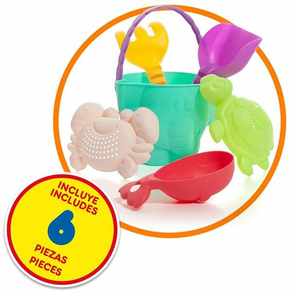 Set med strandvagn och tillbehör Moltó 6 Delar - 2