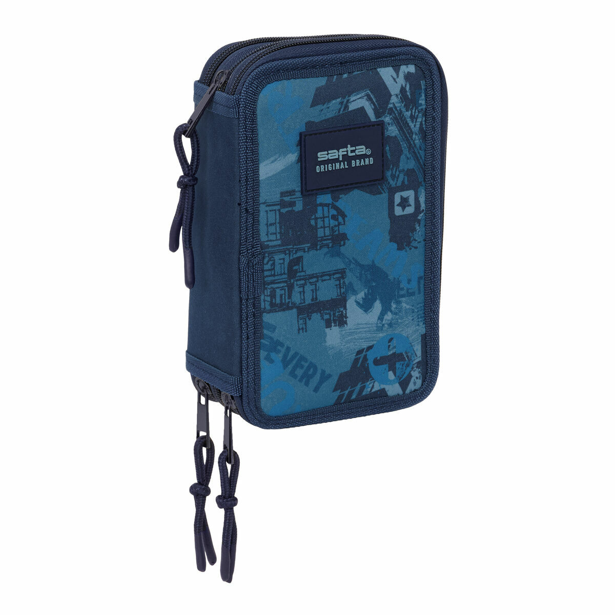 Bag Safta New edition Marinblå 12,5 x 19,5 x 5,5 cm 37 Delar - 2