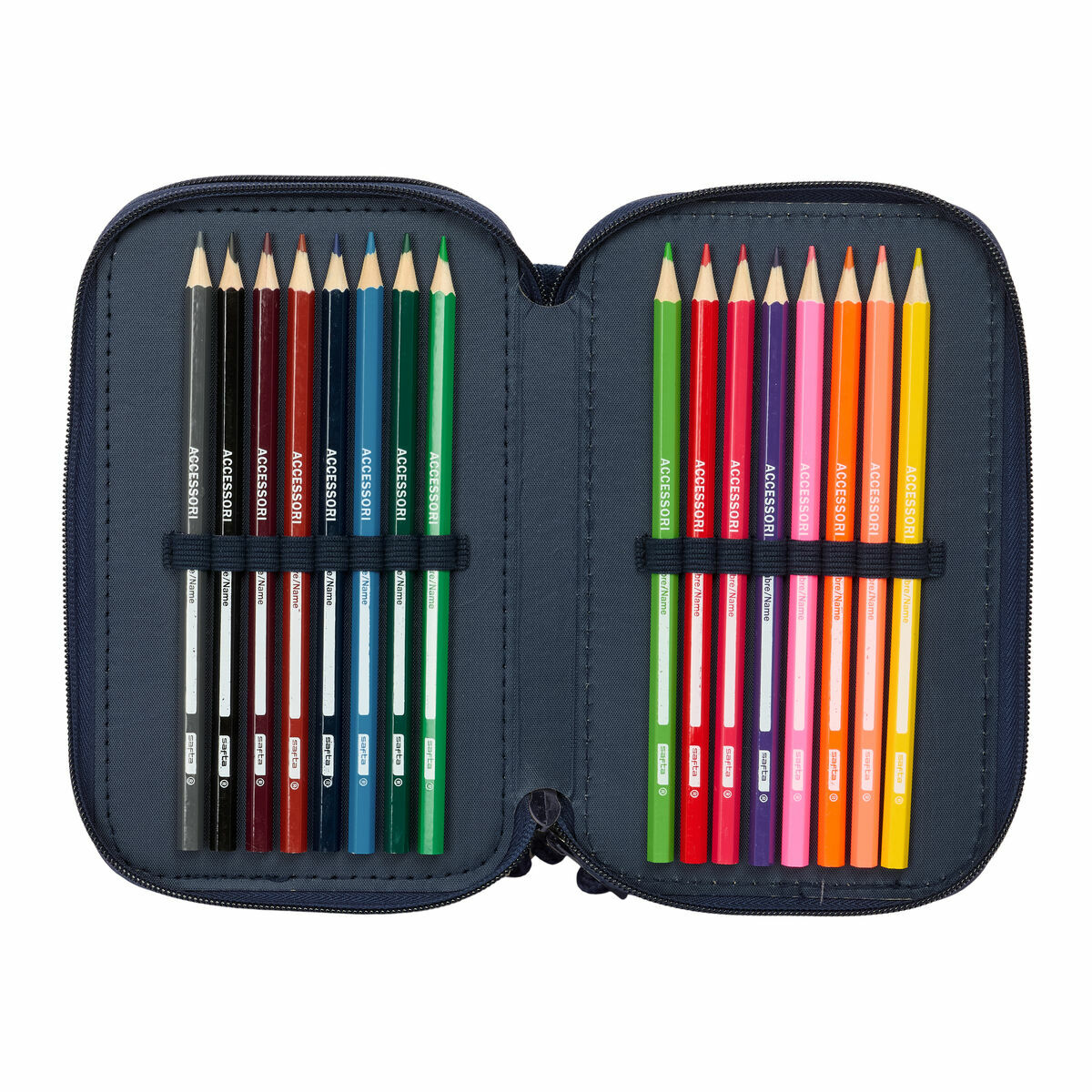 Bag Safta New edition Marinblå 12,5 x 19,5 x 5,5 cm 37 Delar - 3