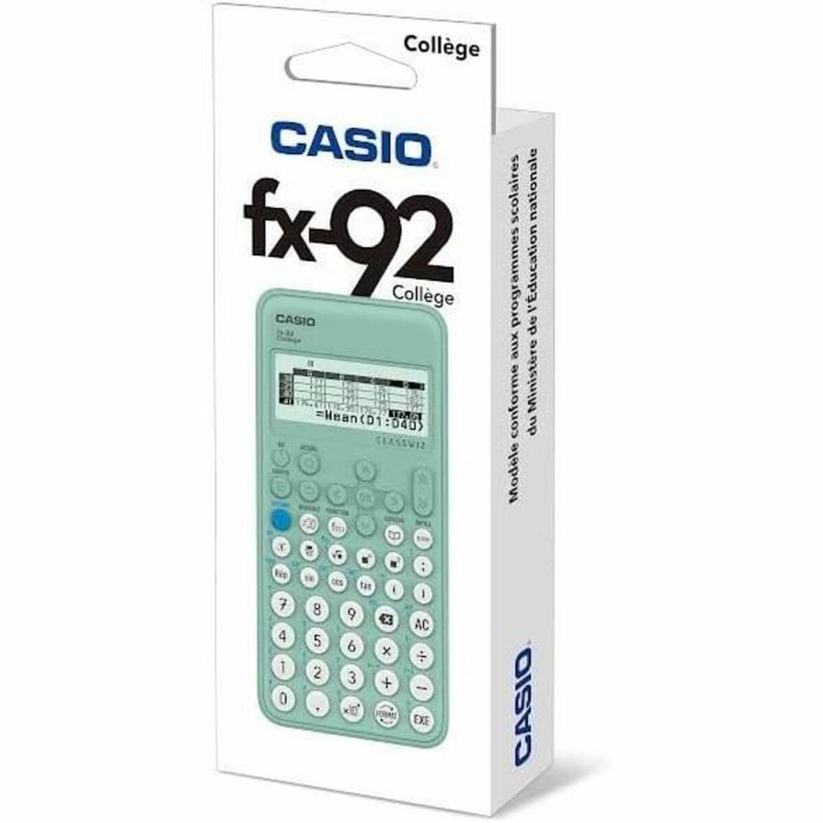 Vetenskaplig Kalkylator Casio College FX -92+ Grön - 3