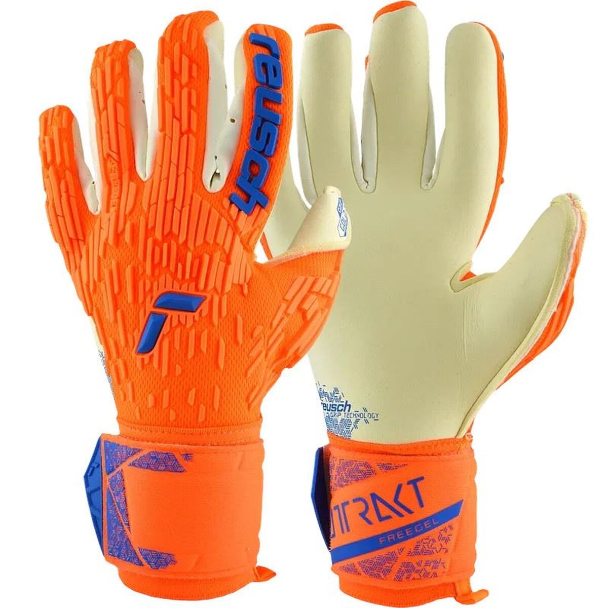 Målvaktshandskar Reusch Attrakt Gold X Mörk Orange Vuxna