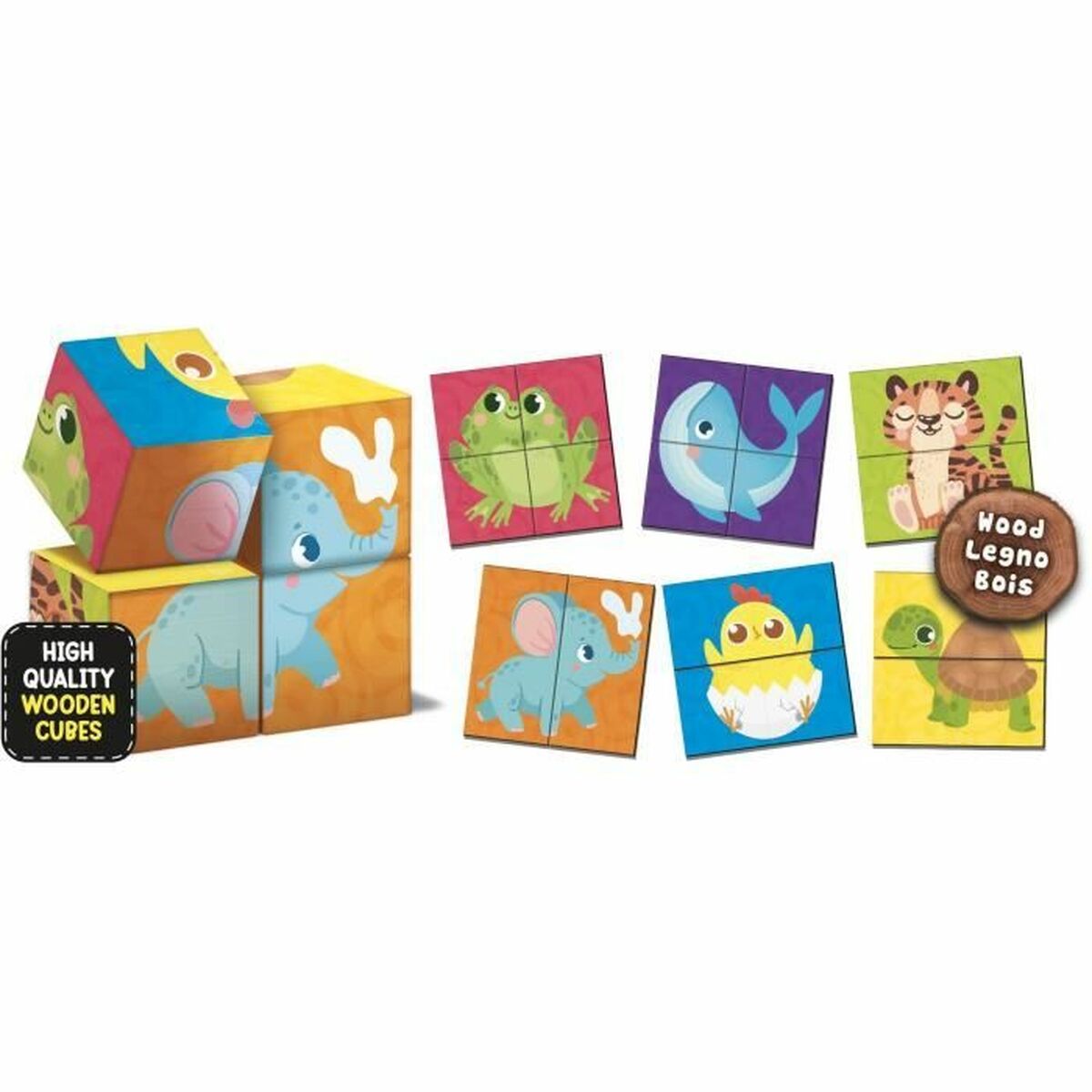 Utbildningsspel Lisciani Giochi Cubes & Puzzle - 3