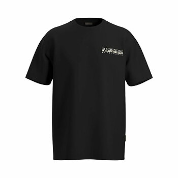 T-shirt med kortärm Herr Napapijri S-Gouin Svart