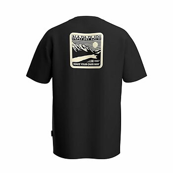 T-shirt med kortärm Herr Napapijri S-Gouin Svart