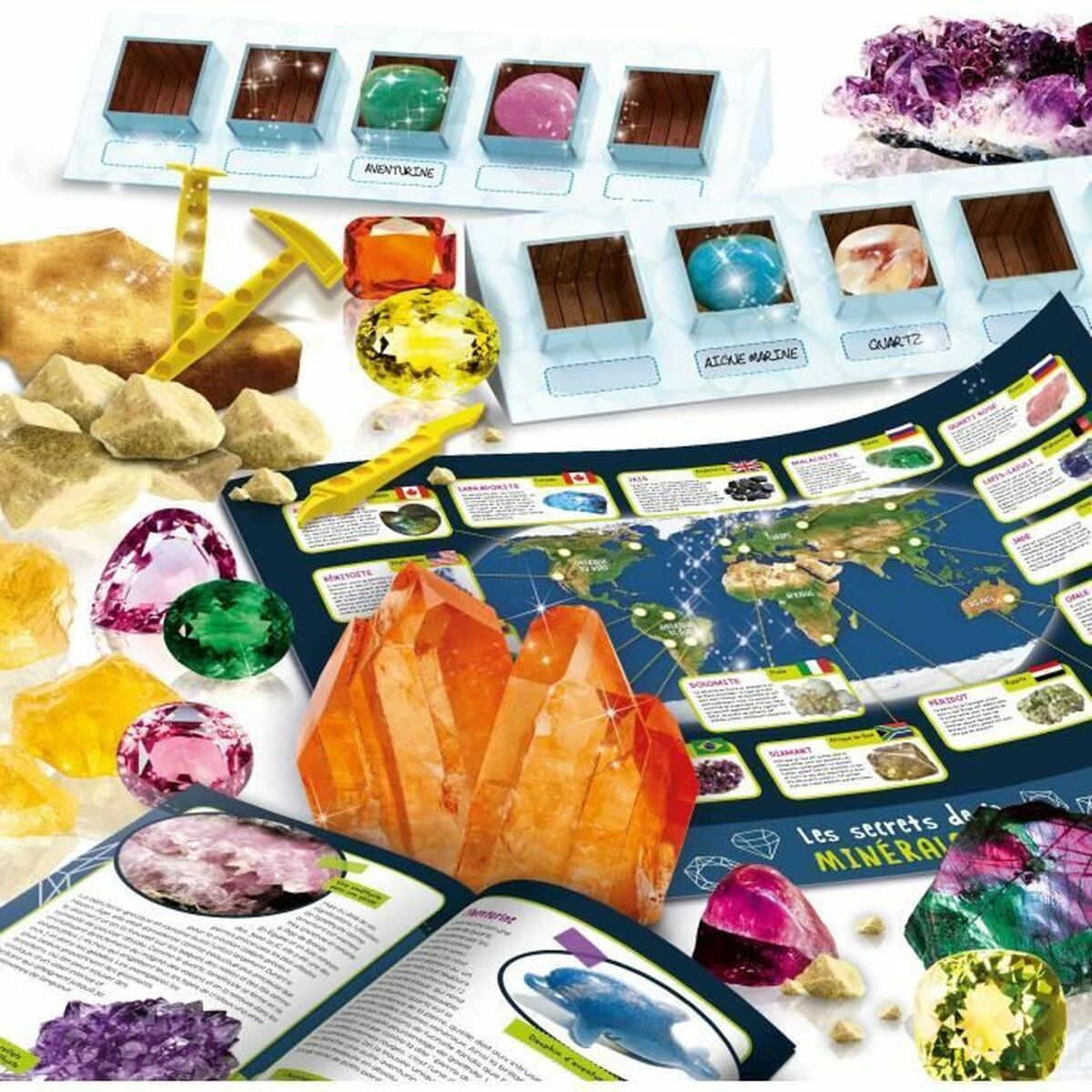 Vetenskapsspel Lisciani Giochi Mineralogy kit (FR) - 2