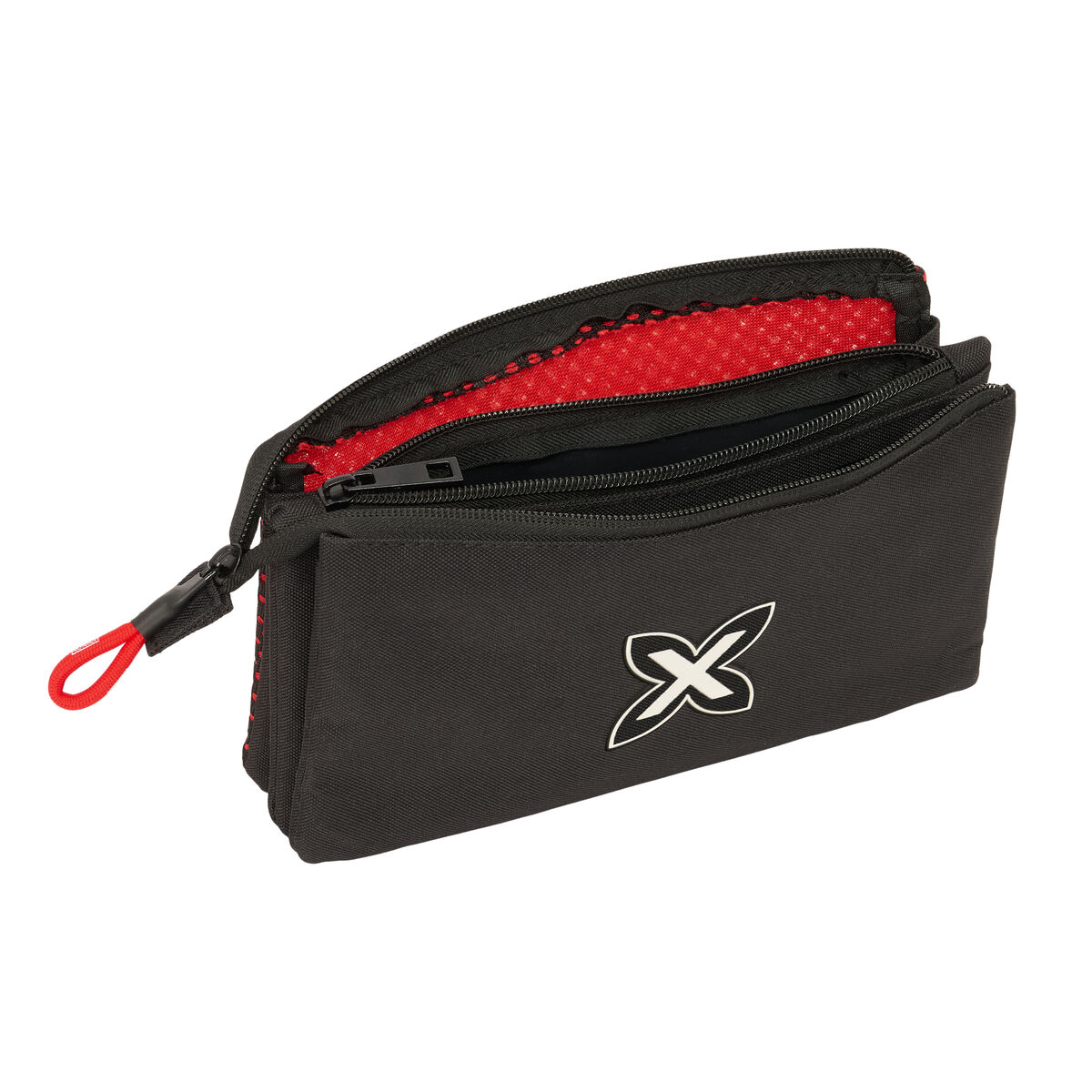 Tredubbel Carry-all Munich Vulcan Svart 22 x 12 x 3 cm - 3