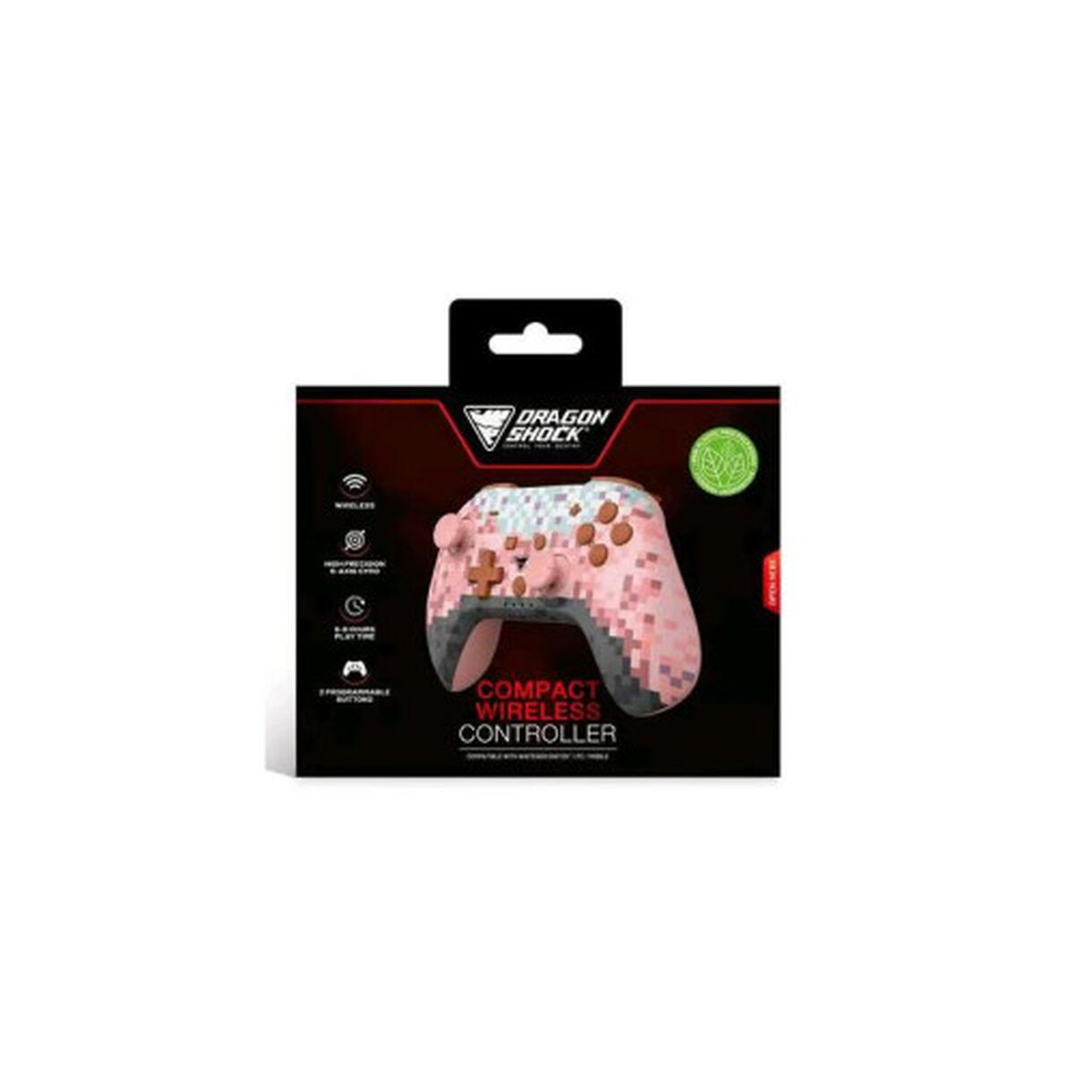 Spelkontroll DragonShock POPTOP COMPACT Rosa Nintendo Switch