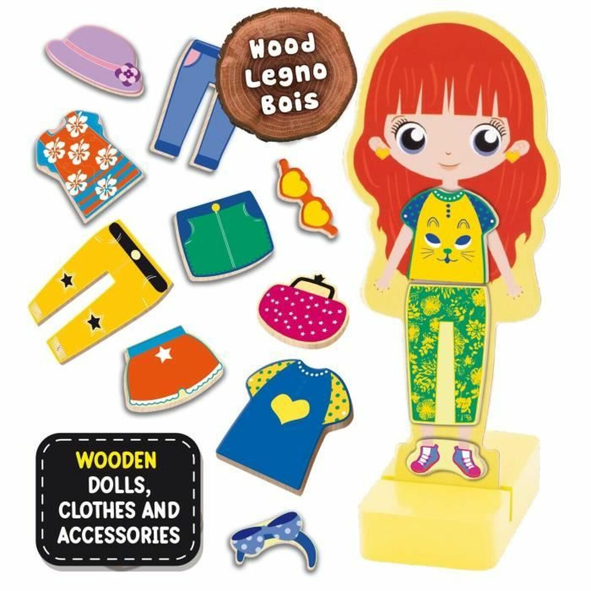 Utbildningsspel Lisciani Giochi Magnetic Fashion Doll (FR) - 2