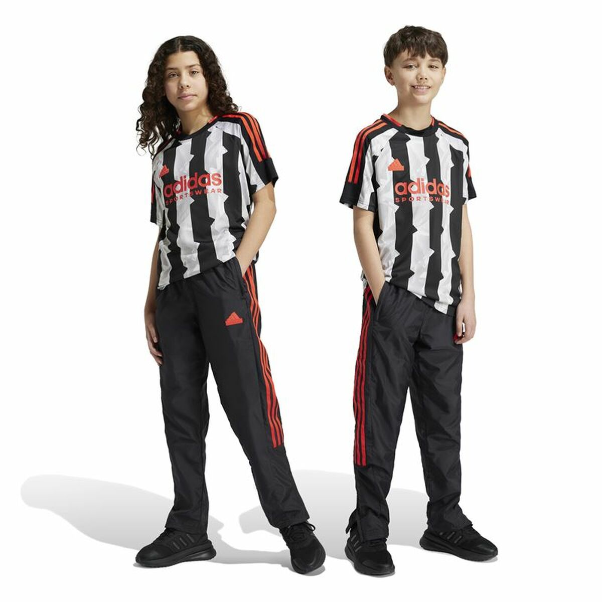 Långa träningsbyxor Adidas Tiro Woven Svart Unisex - 2