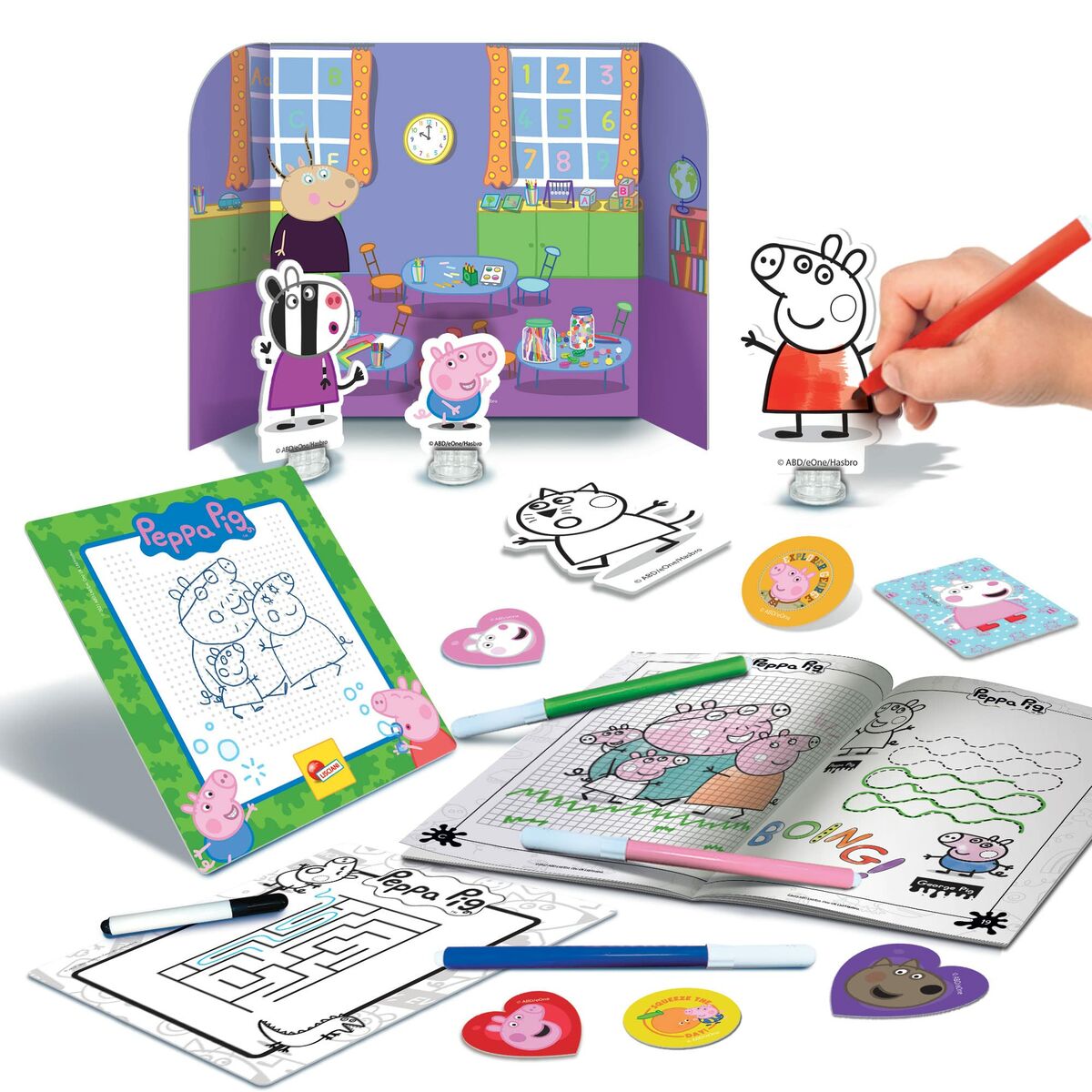 Aktivitetslåda för förgläggning Lisciani Giochi Peppa Pig Ryggsäck - 3