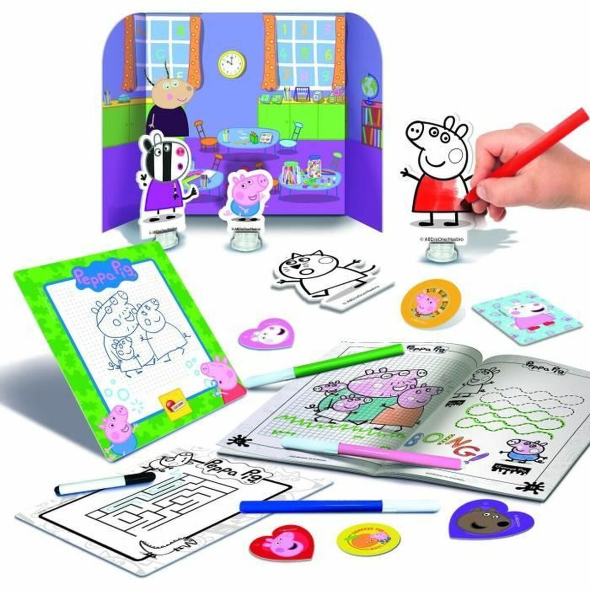 Aktivitetslåda för förgläggning Lisciani Giochi Peppa Pig Ryggsäck - 2