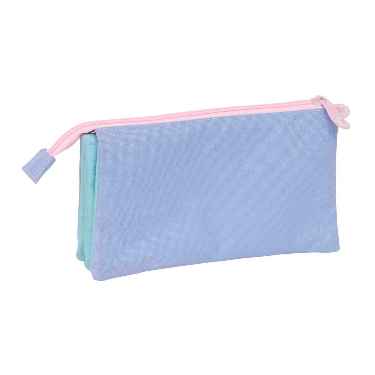 Tredubbel Carry-all Munich Mellow Blå Rosa Himmelsblå 22 x 12 x 3 cm - 3