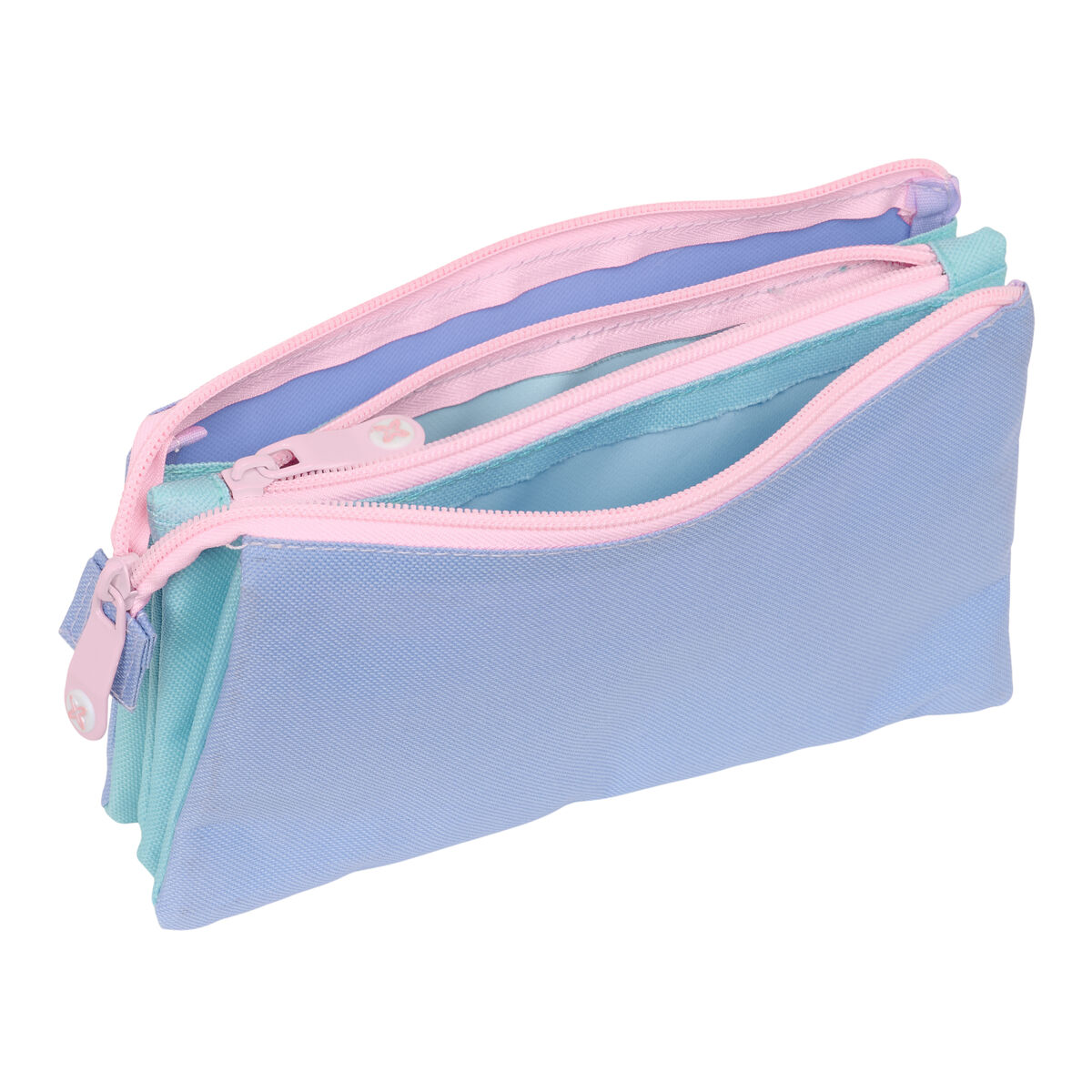 Tredubbel Carry-all Munich Mellow Blå Rosa Himmelsblå 22 x 12 x 3 cm - 2