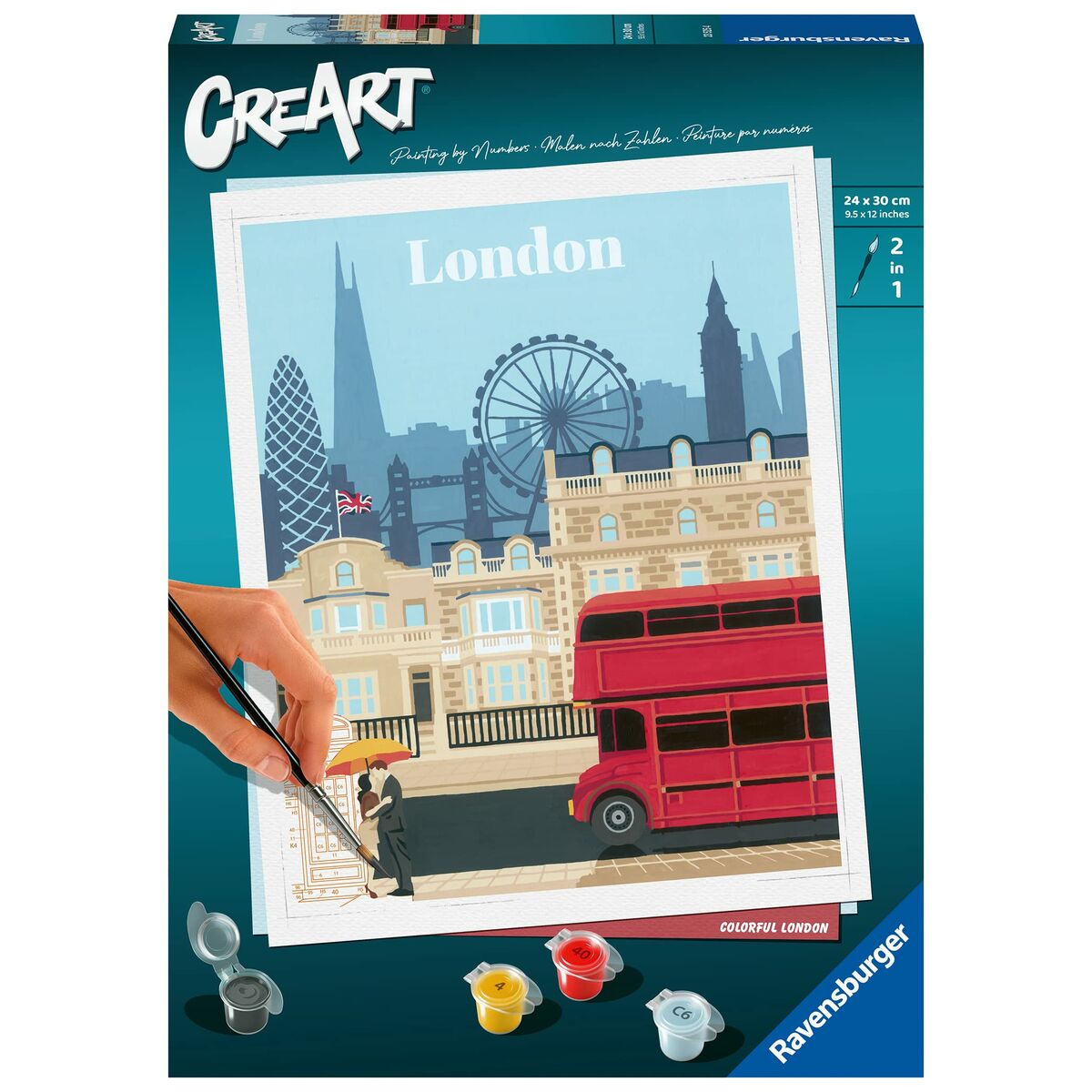Målning med siffror Ravensburger London - 2