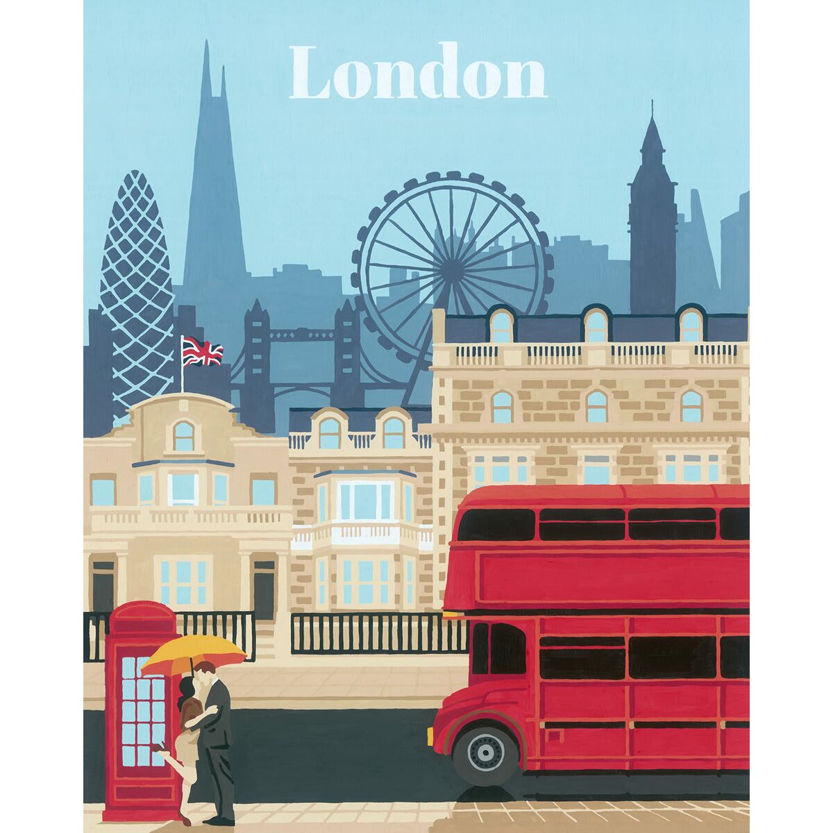 Målning med siffror Ravensburger London - 3