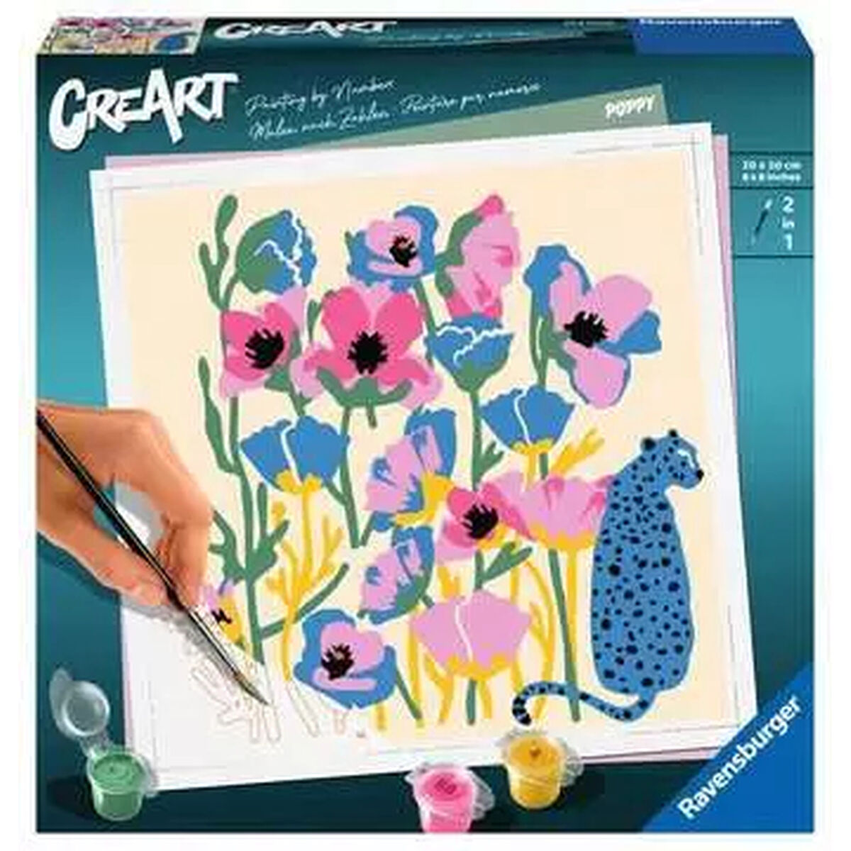 Målning med siffror Ravensburger Flowers