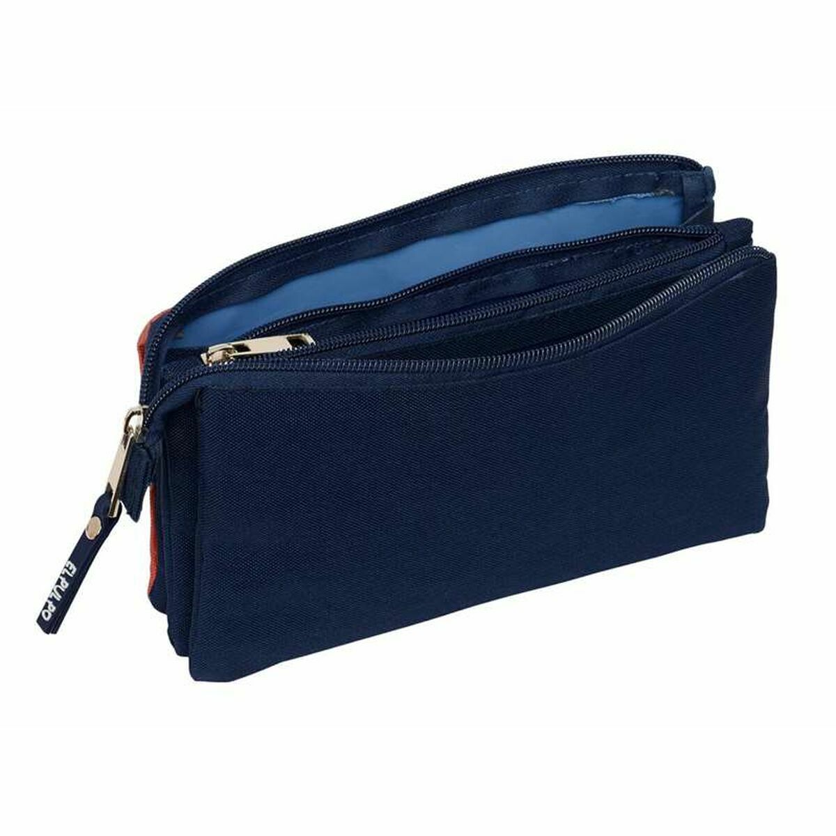 Tredubbel Carry-all El Pulpo   Röd Marinblå 22 x 12 x 3 cm - 3