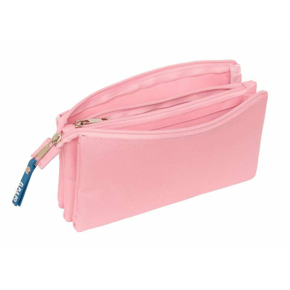 Tredubbel Carry-all El Pulpo   Ljusblå 22 x 12 x 3 cm - 3