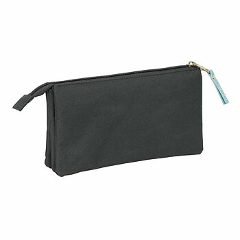 Tredubbel Carry-all El Pulpo   Grå 22 x 12 x 3 cm