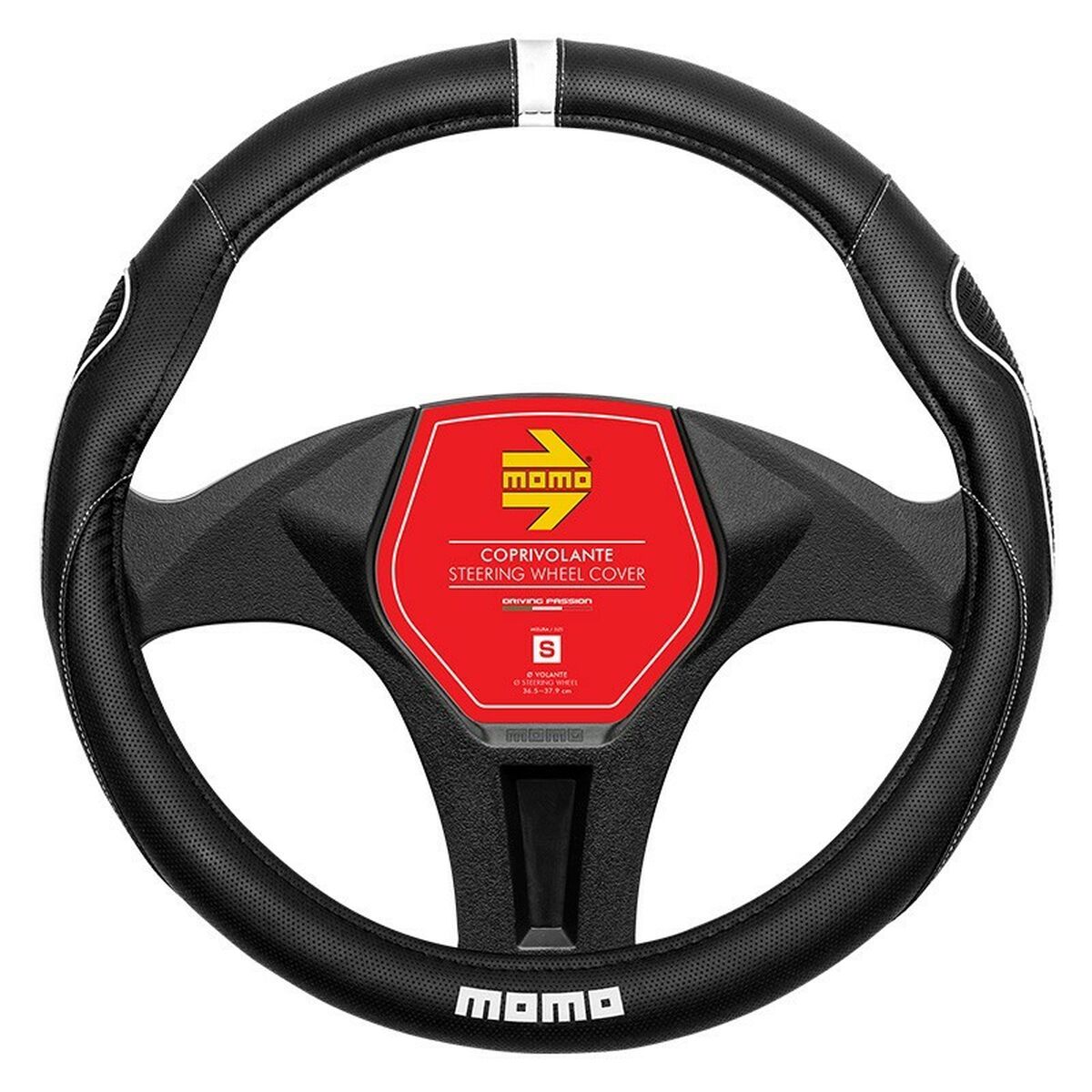 Rattöverdrag MOMO MOMLSWC014BWS Svart/Vit Ø 36 cm