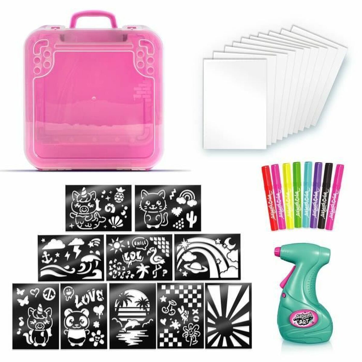 Craft Game Canal Toys Airbrush Art Vit Plast - 3