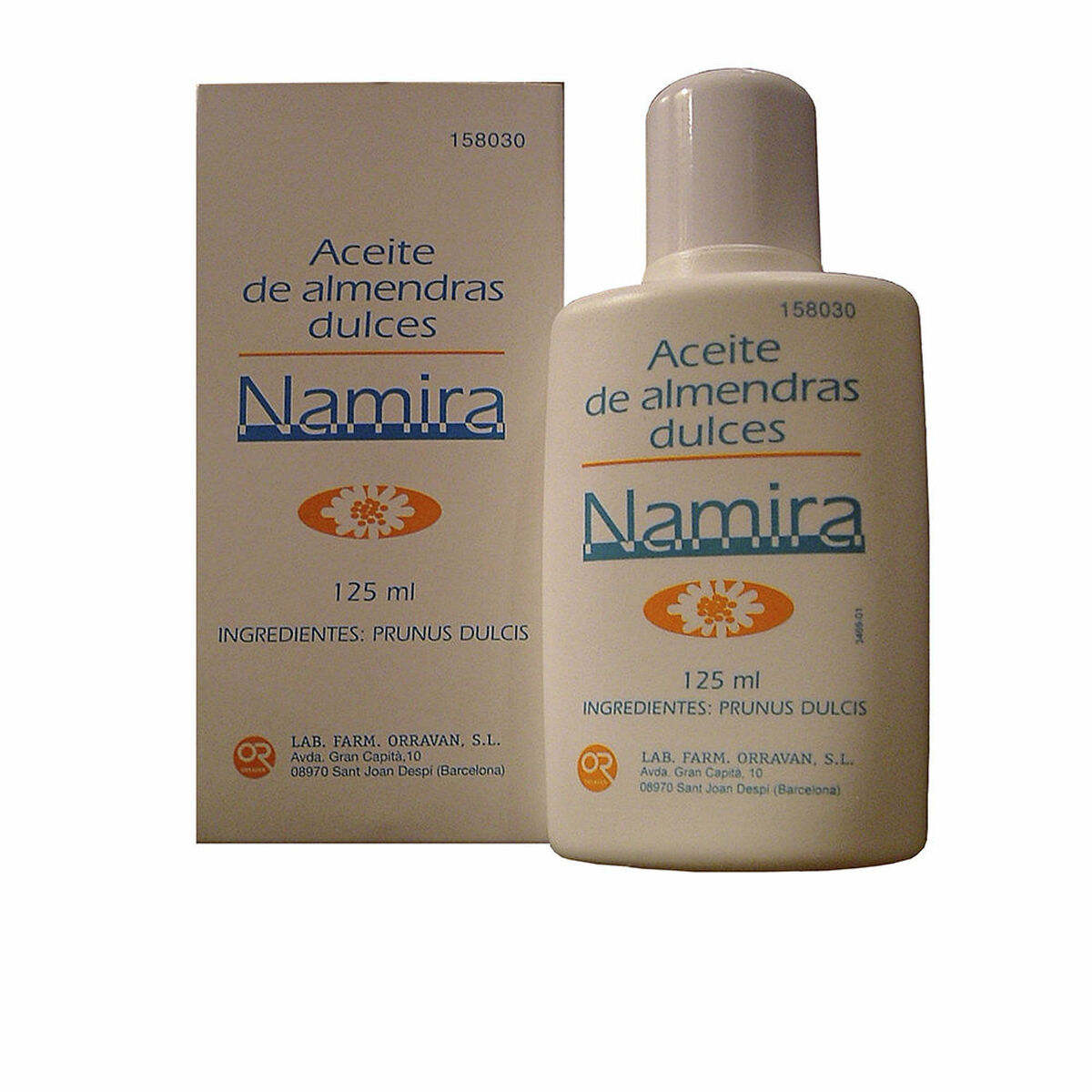 Kroppskräm Namira Aceite De Almendras 125 ml mandelolja