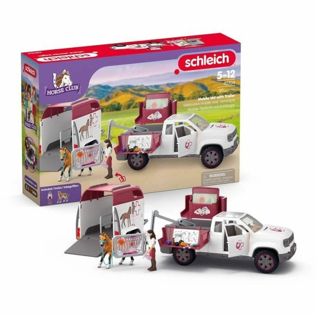 Actionfigurer Schleich 42704 Horse Club djur
