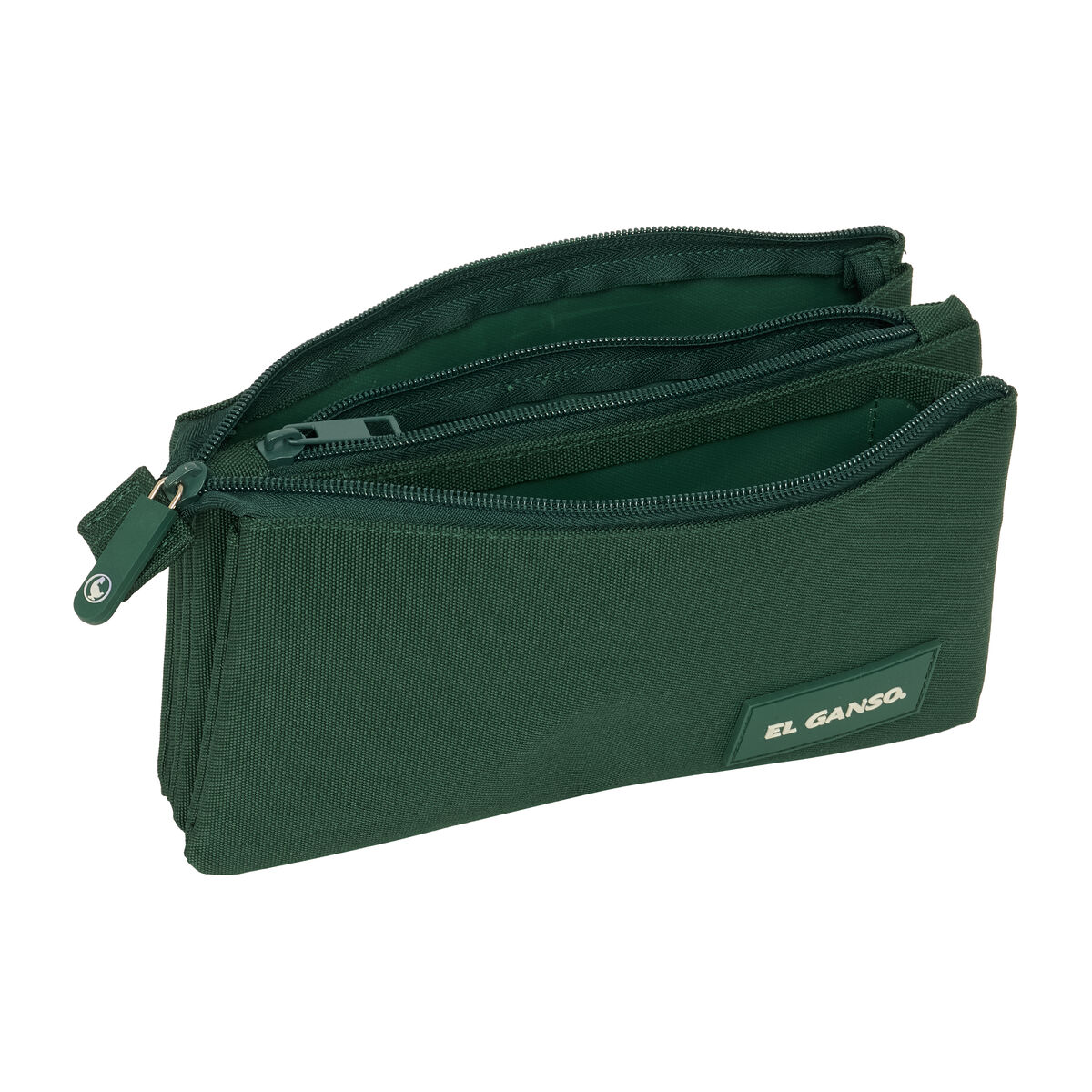 Tredubbel Carry-all El Ganso Green Grön 22 x 12 x 3 cm - 2