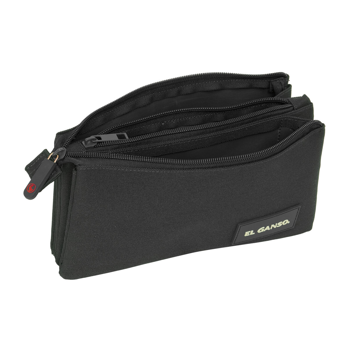 Tredubbel Carry-all El Ganso Black Svart 22 x 12 x 3 cm - 3