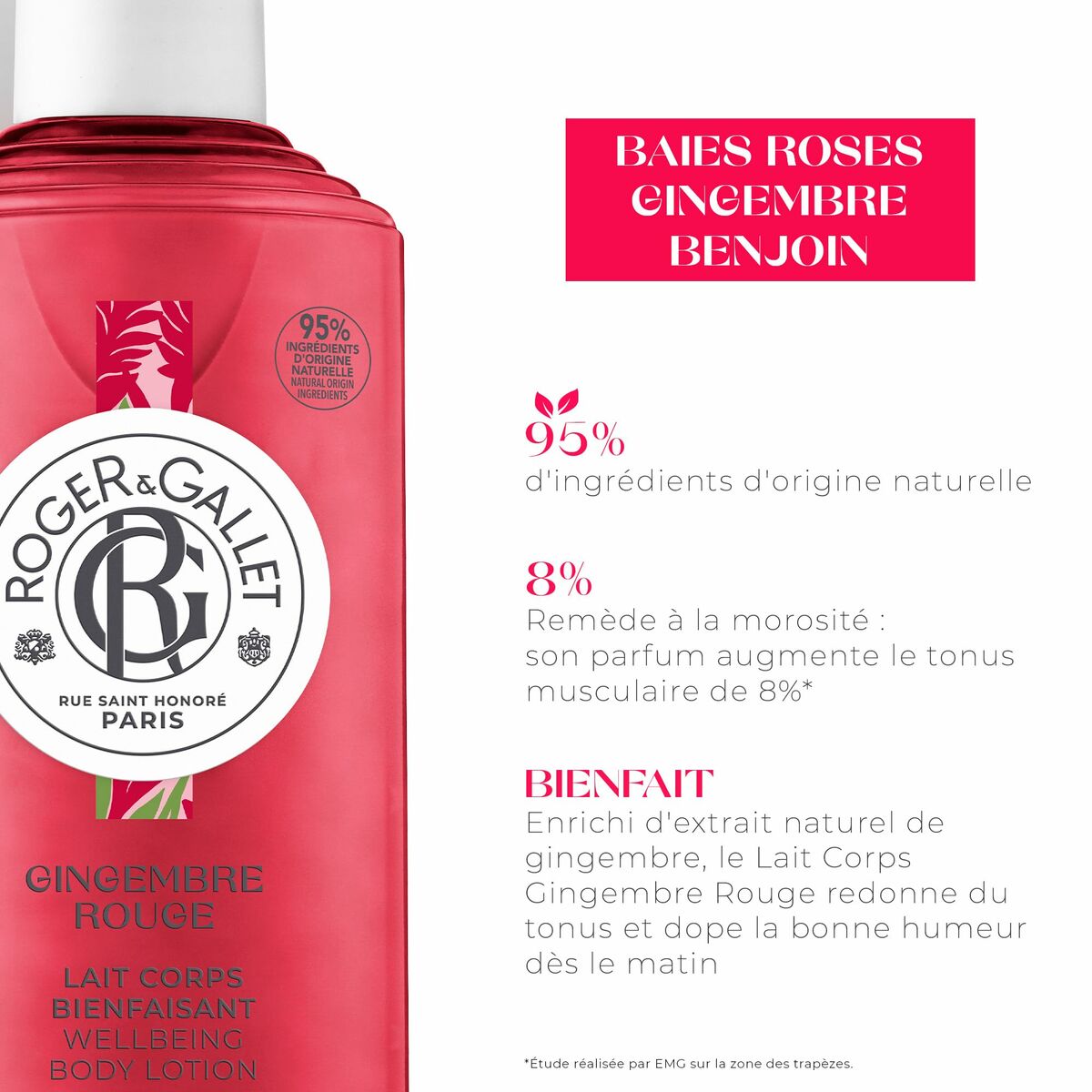 Kroppskräm Roger & Gallet Gingembre Rouge 250 ml - 3