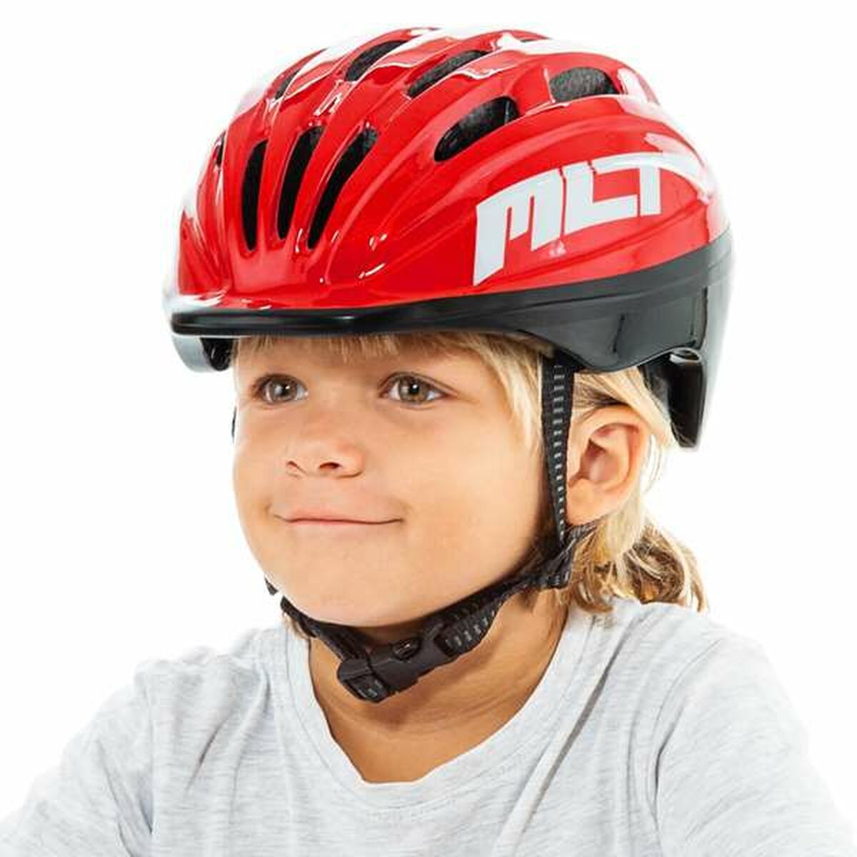 Cykelhjälm för barn Moltó MLT Röd - 2