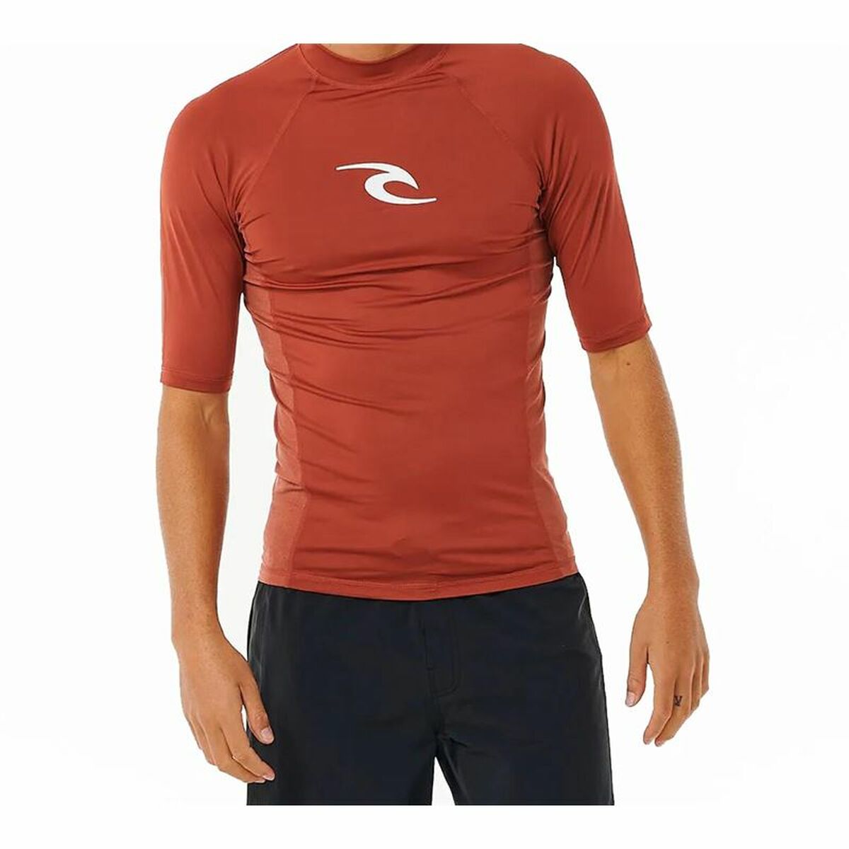Barn T-shirt med kortärm Rip Curl Wave Upf Brun