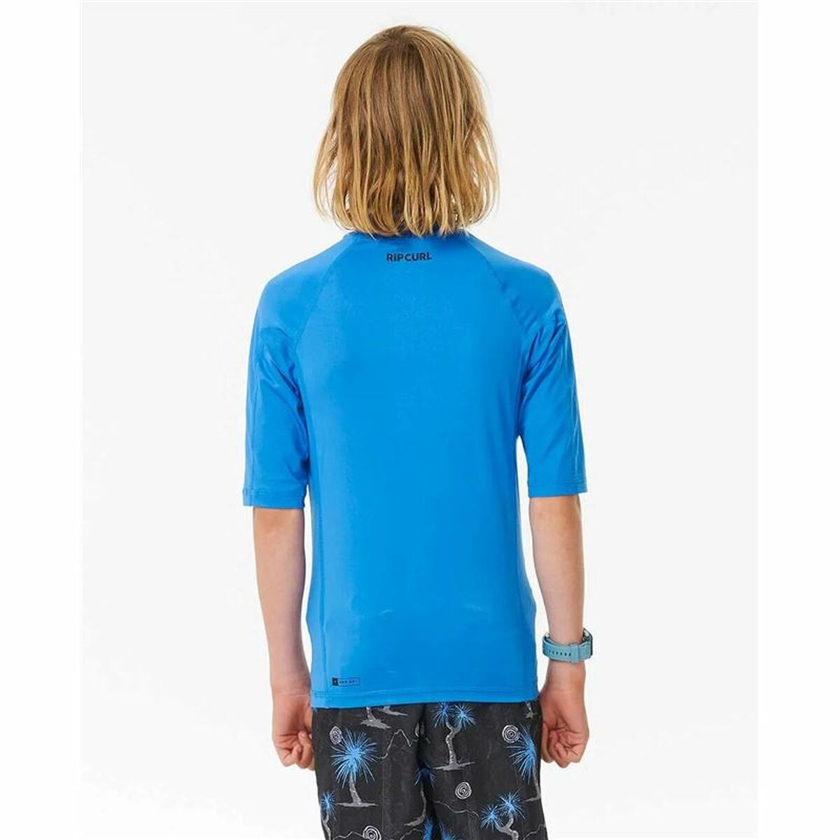 T-shirt med kortärm Herr Rip Curl Wave pf Himmelsblå - 2