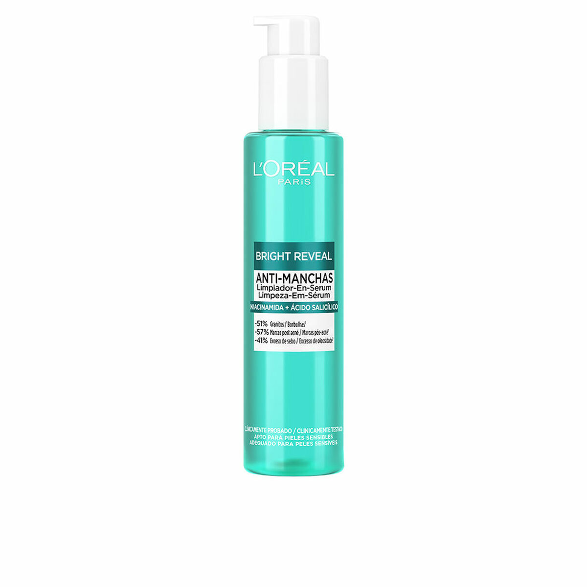 Serum mot bruna fläckar L'Oreal Make Up Bright Reveal Niacinamida 150 ml rengörare