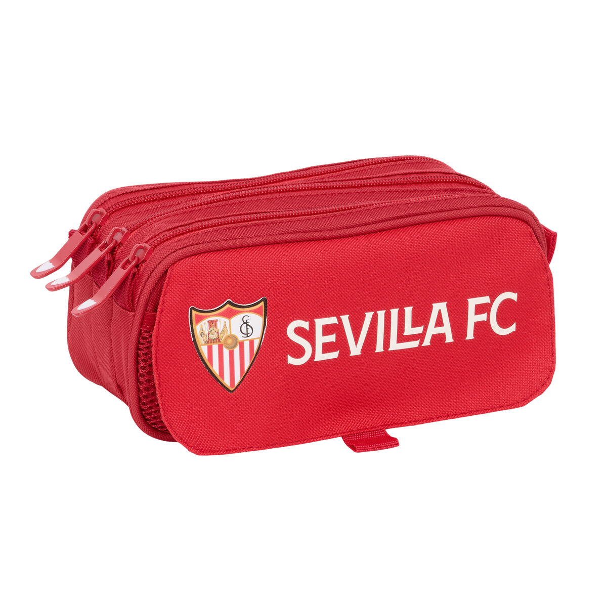Tredubbel Carry-all Sevilla Fútbol Club Röd 21,5 x 10 x 8 cm